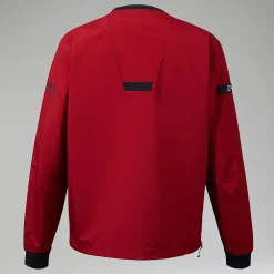 Berghaus Fenham Softshell Crew für Herren - Dunkelrot-Herren Winddicht