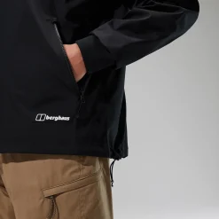 Berghaus Fenham Softshell Crew für Herren - Schwarz-Herren Winddicht