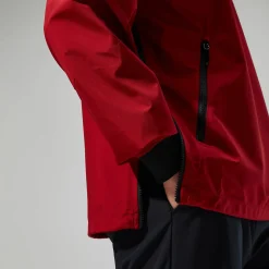 Berghaus Fenham Softshell Crew für Herren - Dunkelrot-Herren Winddicht