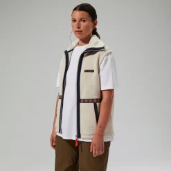 Berghaus Fleece-Gilet Rhynie Aztec Unisex-Jacke - Grau/Blau-Damen Fleece | Westen