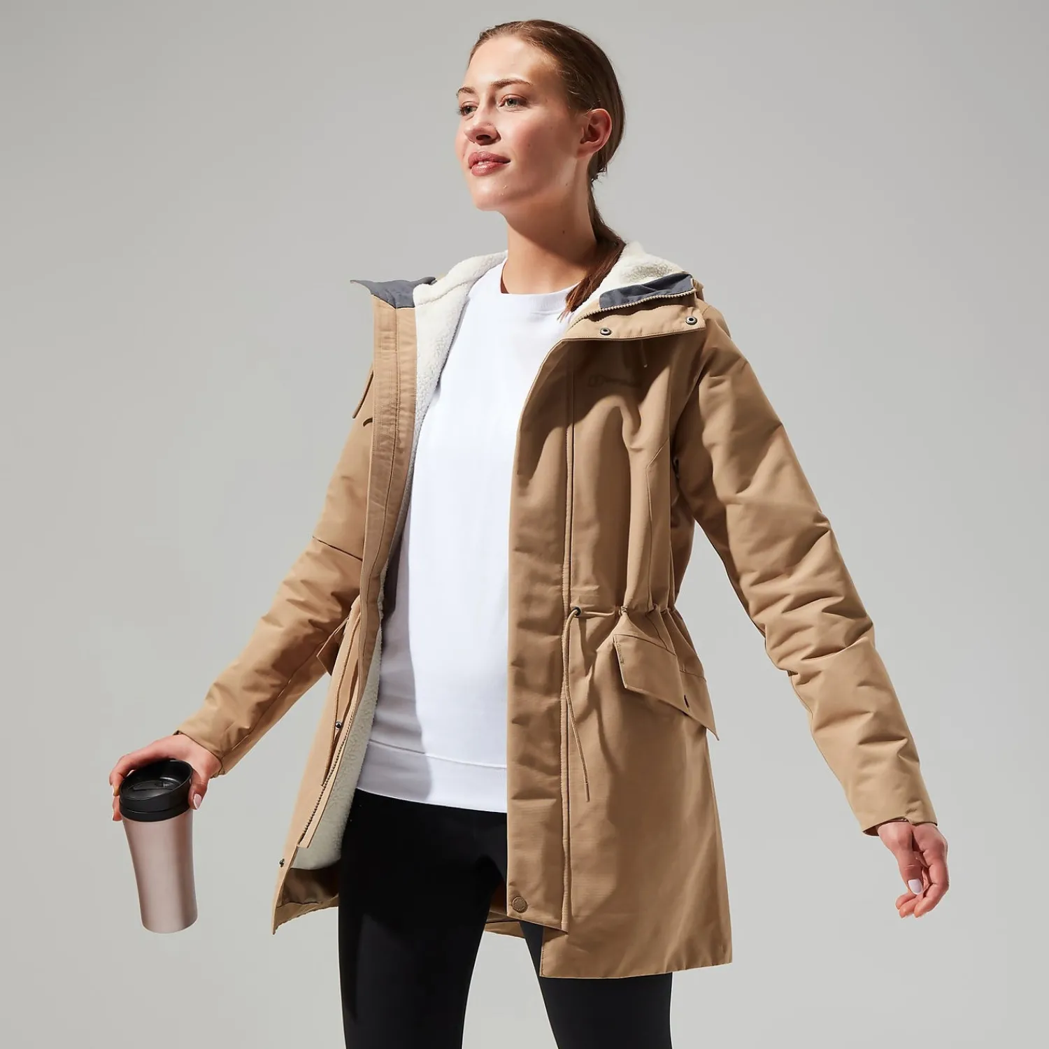 Berghaus Foxghyll Parka für Damen - Naturfarben-Damen Wasserdicht
