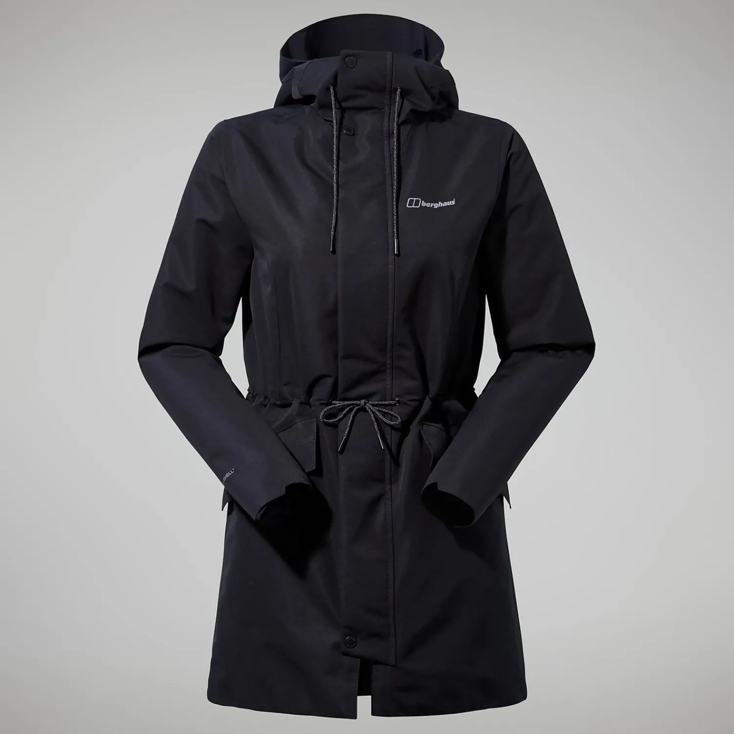 Berghaus Foxghyll Parka für Damen - Schwarz/Grau-Damen Wasserdicht