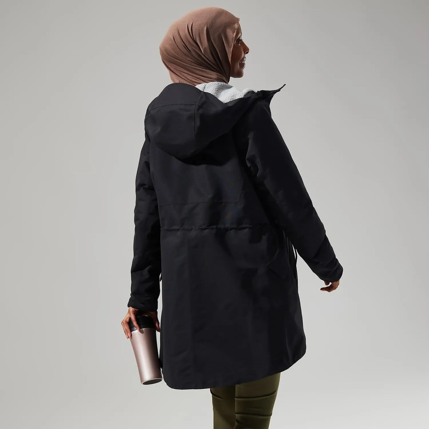 Berghaus Foxghyll Parka für Damen - Schwarz/Grau-Damen Wasserdicht