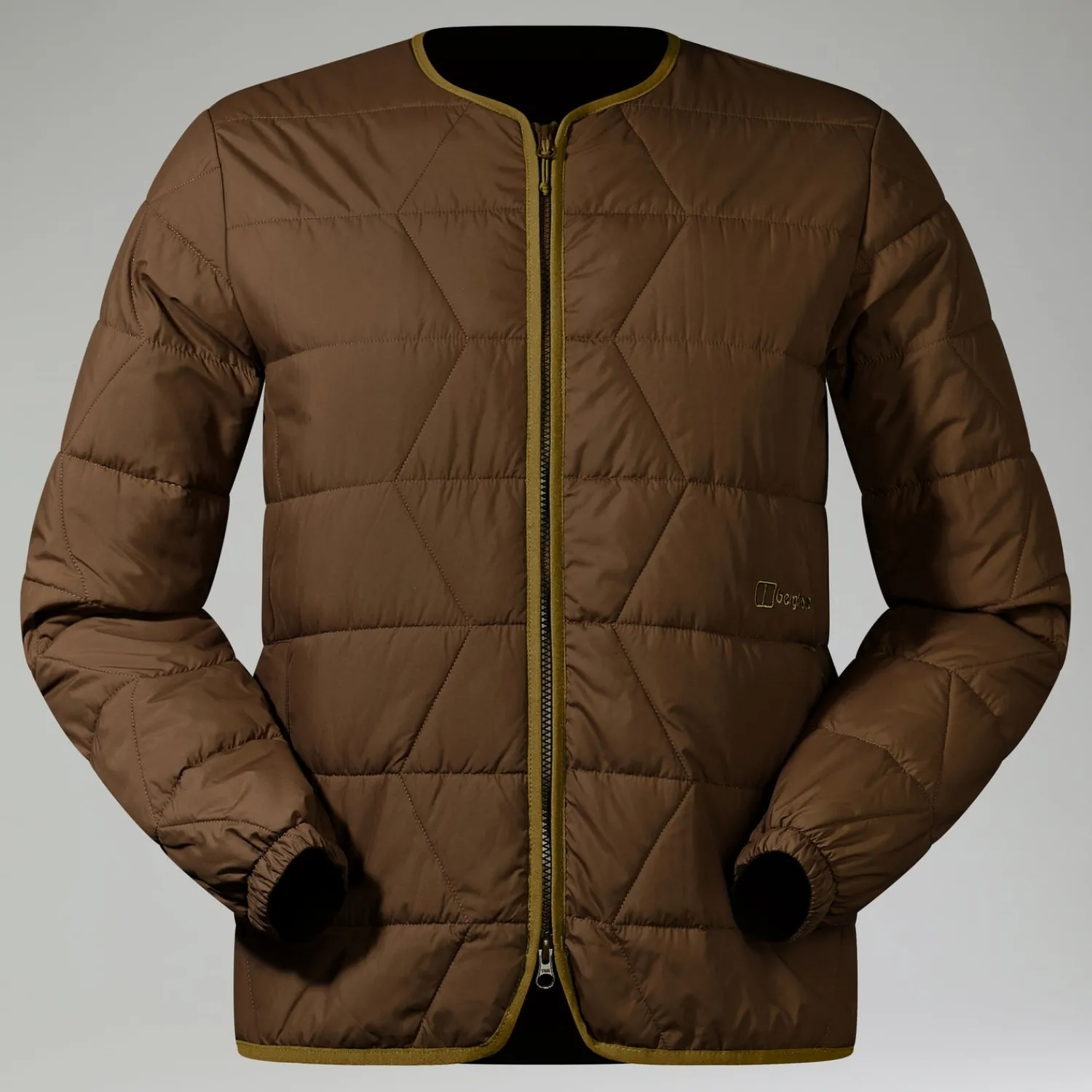 Berghaus Gesteppt-isolierte Netherdene Herren-Jacke - Braun-Herren Isolierend