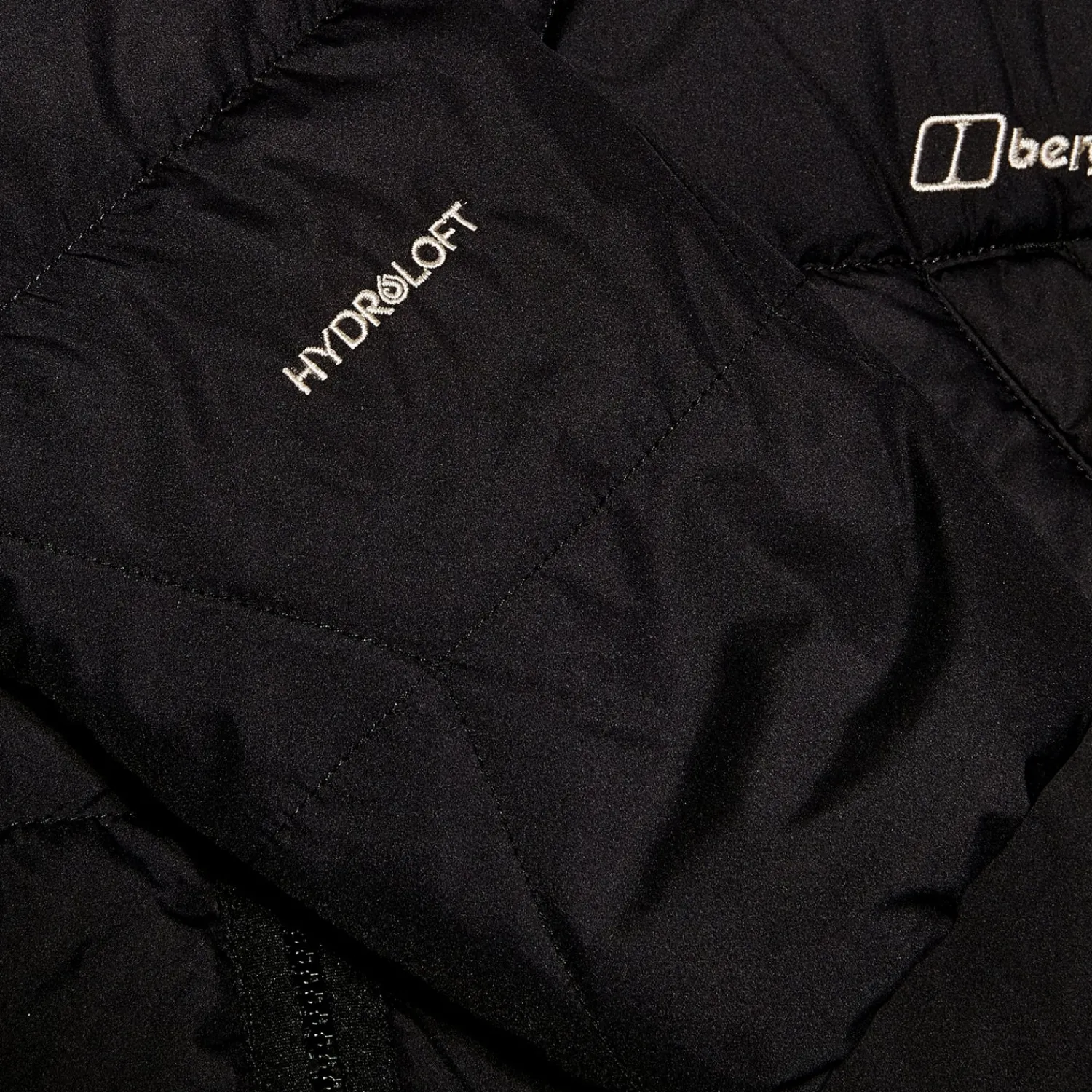 Berghaus Gesteppt-isolierte Netherdene Damen-Jacke - Schwarz-Damen Isolierend