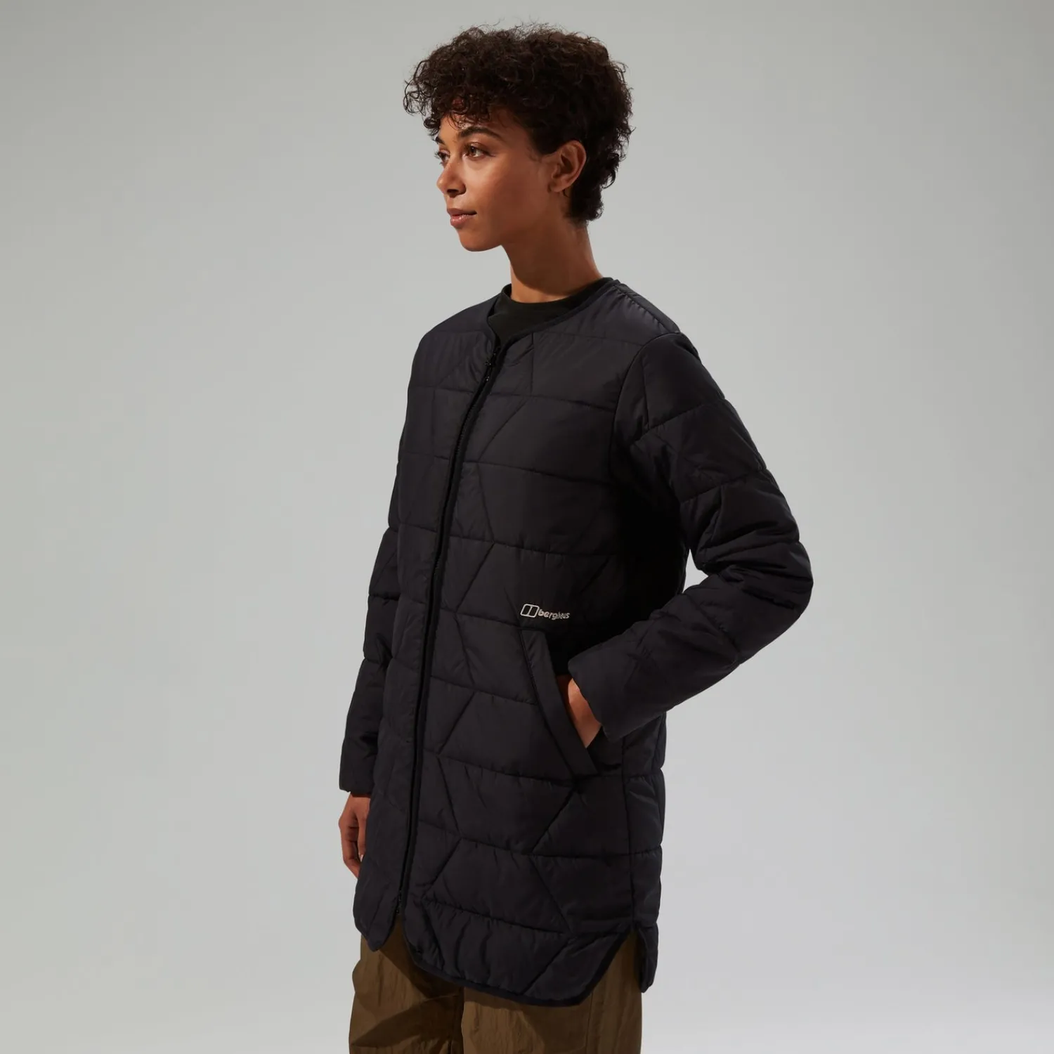 Berghaus Gesteppt-isolierte Netherdene Damen-Jacke - Schwarz-Damen Isolierend