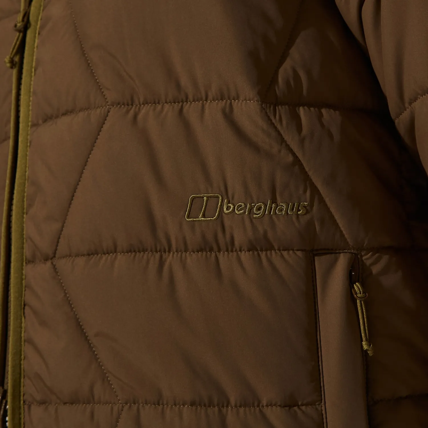 Berghaus Gesteppt-isolierte Netherdene Herren-Jacke - Braun-Herren Isolierend