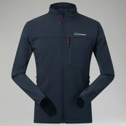Berghaus Ghlas 2.0 Softshell Jacken für Herren - Schwarz-Herren Winddicht