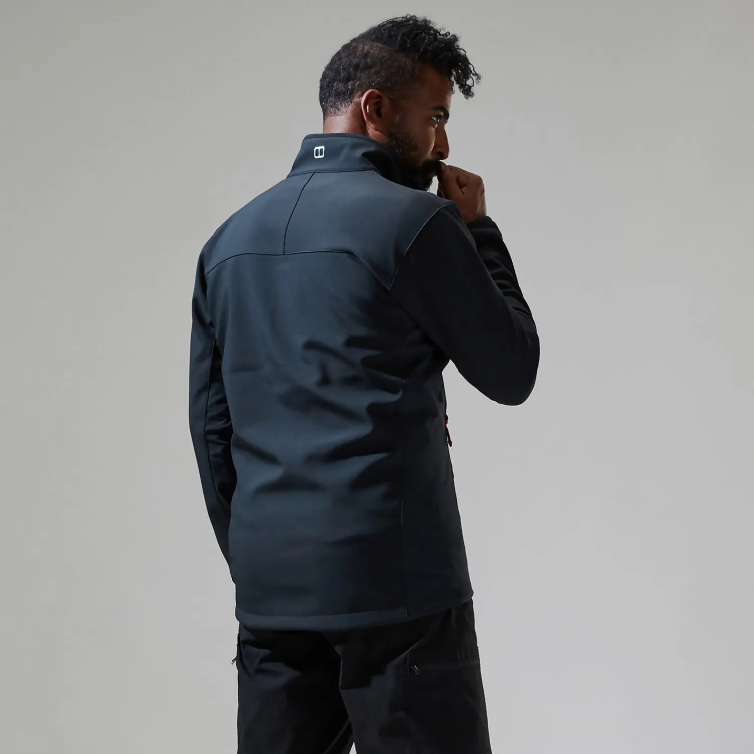 Berghaus Ghlas 2.0 Softshell Jacken für Herren - Schwarz-Herren Winddicht