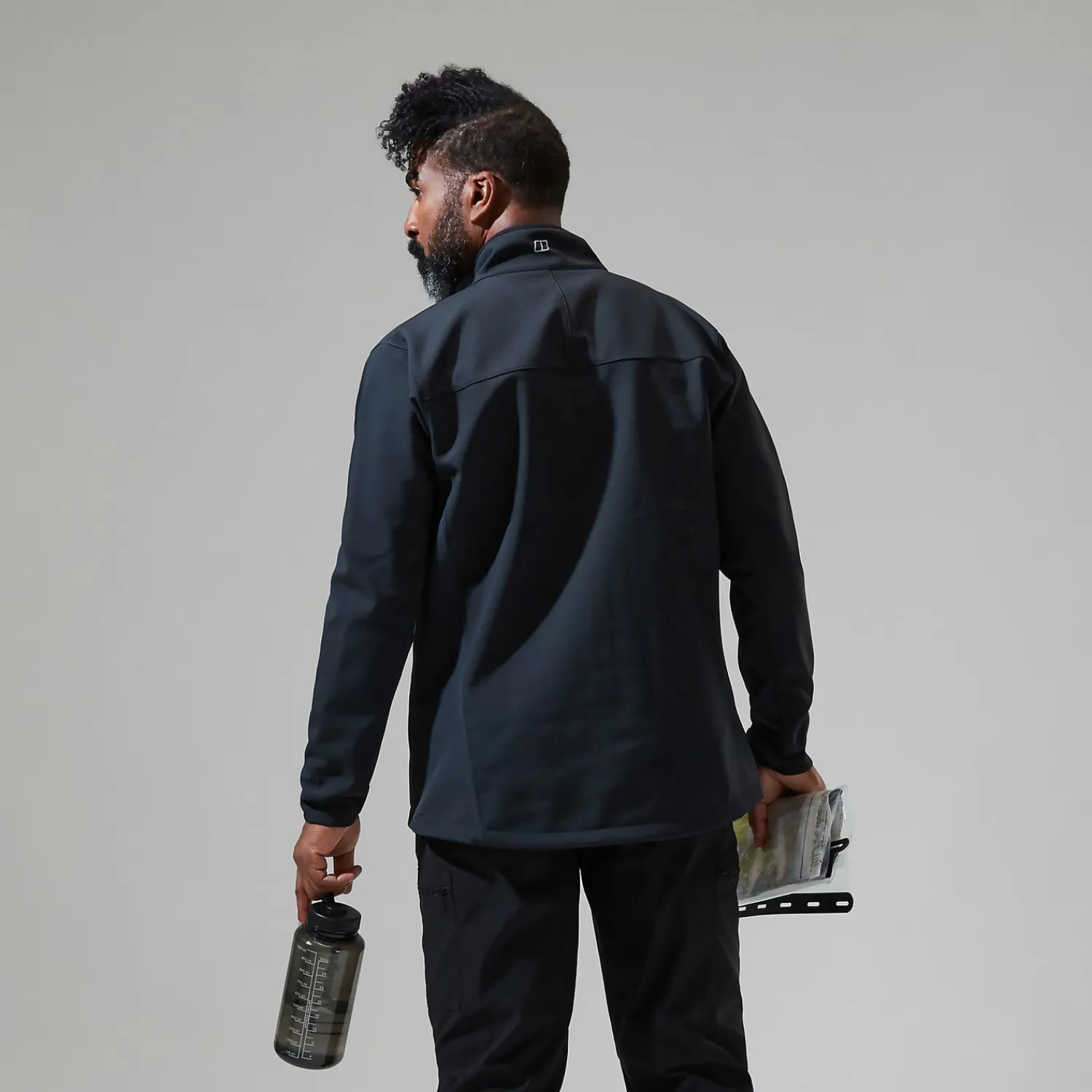 Berghaus Ghlas 2.0 Softshell Jacken für Herren - Schwarz-Herren Winddicht