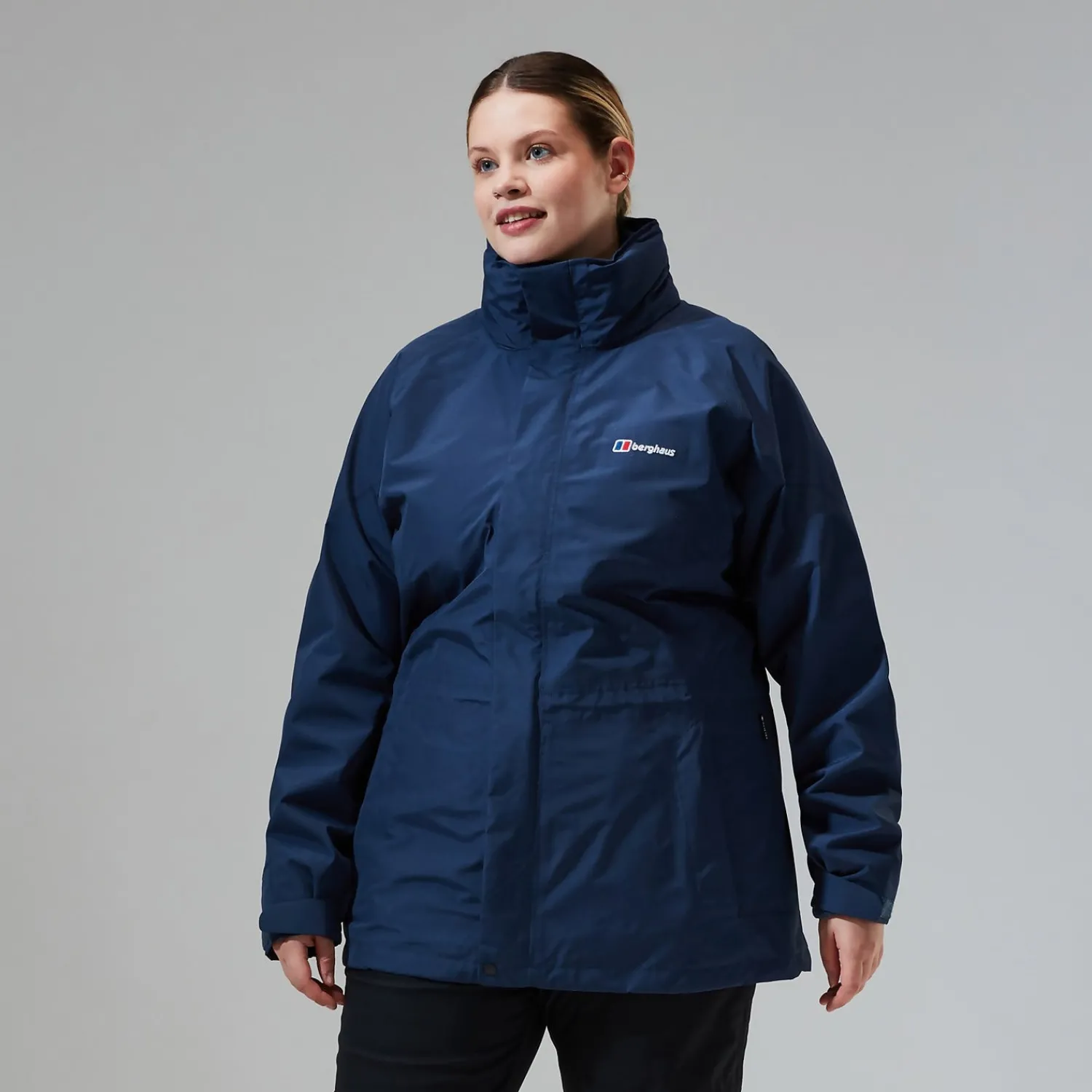 Berghaus Glissade InterActive Jacken für Damen - Dunkelblau-Damen Wasserdicht