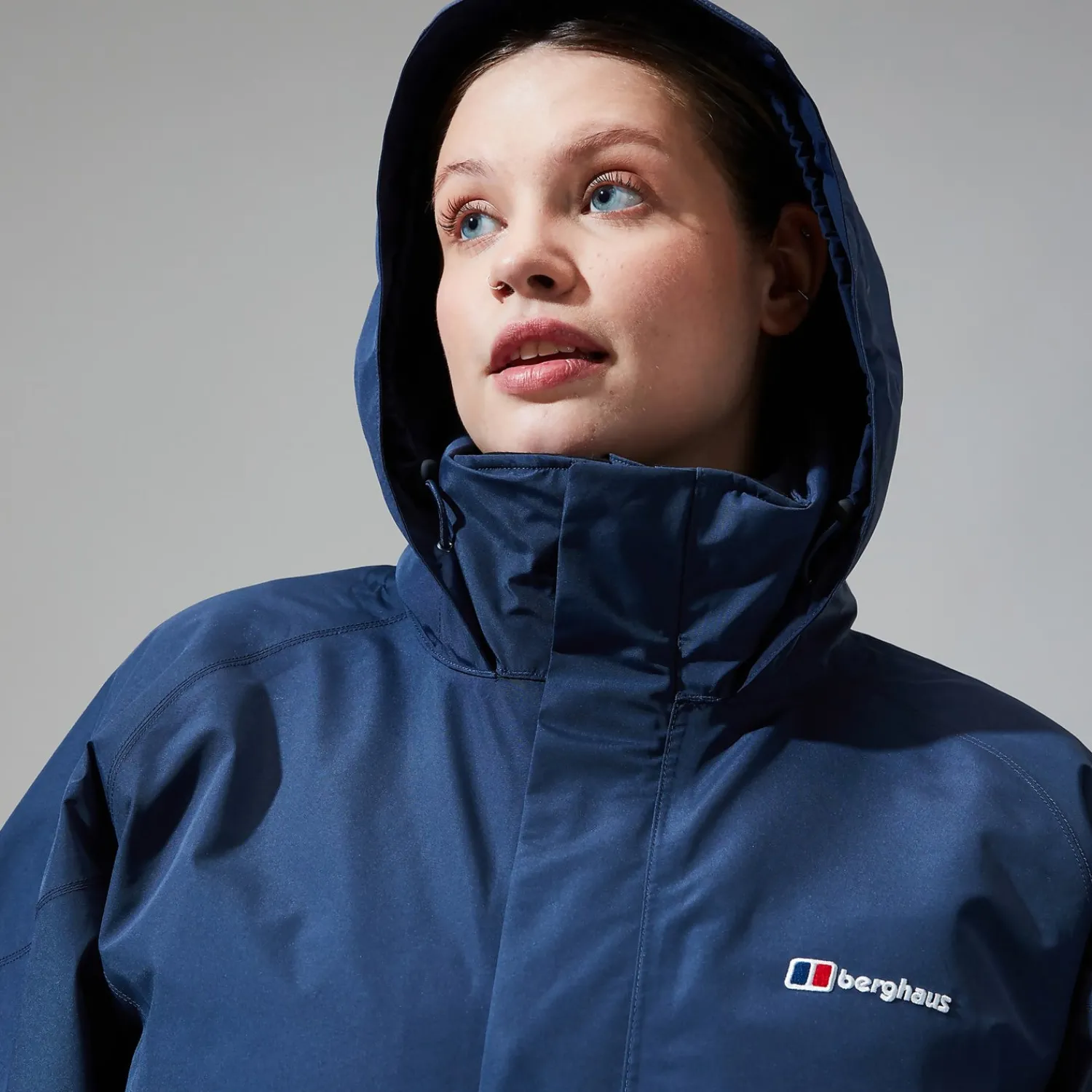 Berghaus Glissade InterActive Jacken für Damen - Dunkelblau-Damen Wasserdicht