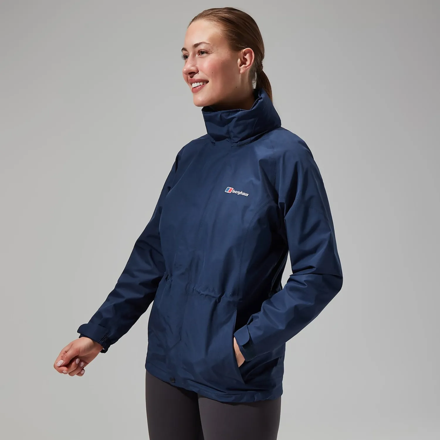 Berghaus Glissade InterActive Jacken für Damen - Dunkelblau-Damen Wasserdicht