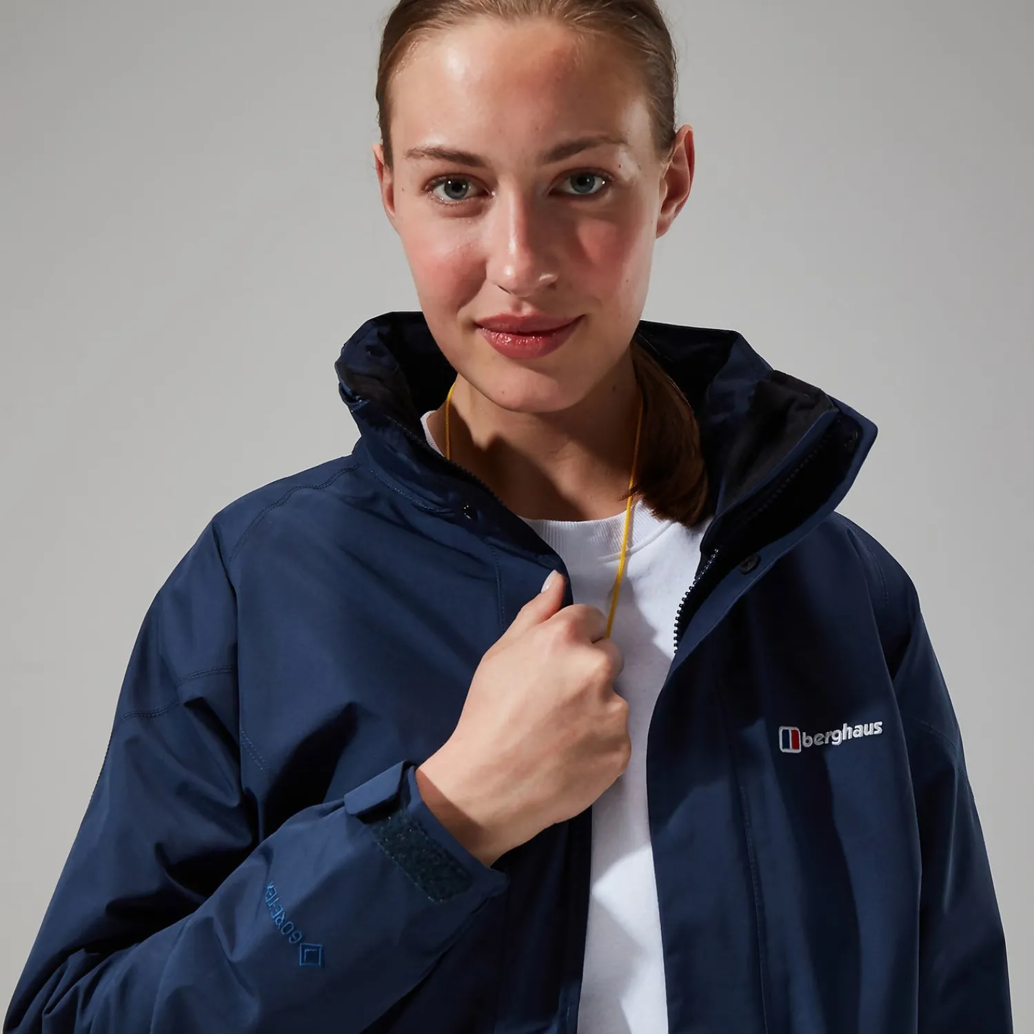 Berghaus Glissade InterActive Jacken für Damen - Dunkelblau-Damen Wasserdicht