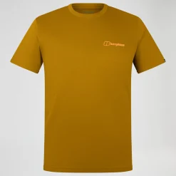 Berghaus Grappled Kurzarm Shirt für Herren - Braun-Herren T-shirts