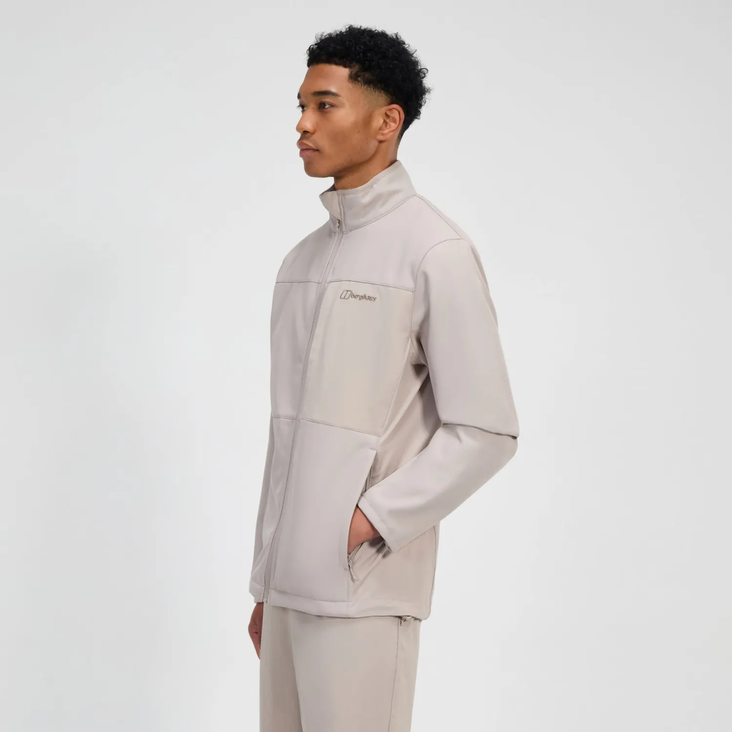 Berghaus Grappled Langarm Shirt für Herren - Grau-Herren T-shirts