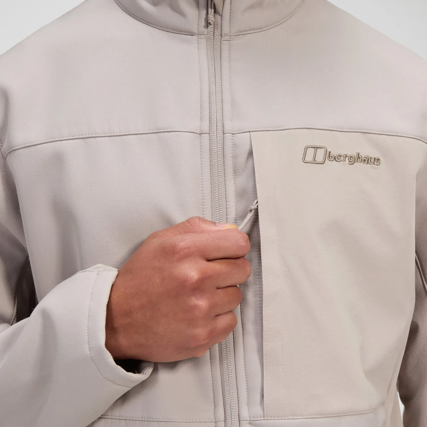 Berghaus Grappled Langarm Shirt für Herren - Grau-Herren T-shirts