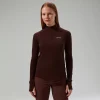 Berghaus Halb-Zip Ivyhill Damen-Top - Braun-Damen T-shirts
