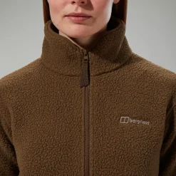Berghaus Halb-Zip-Fleece Hawksker Damen-Pullover - Braun-Damen Fleece