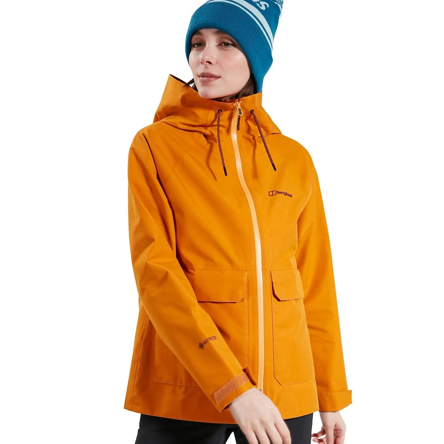 Berghaus Highraise Jacke für Damen - Gelb-Damen Wasserdicht