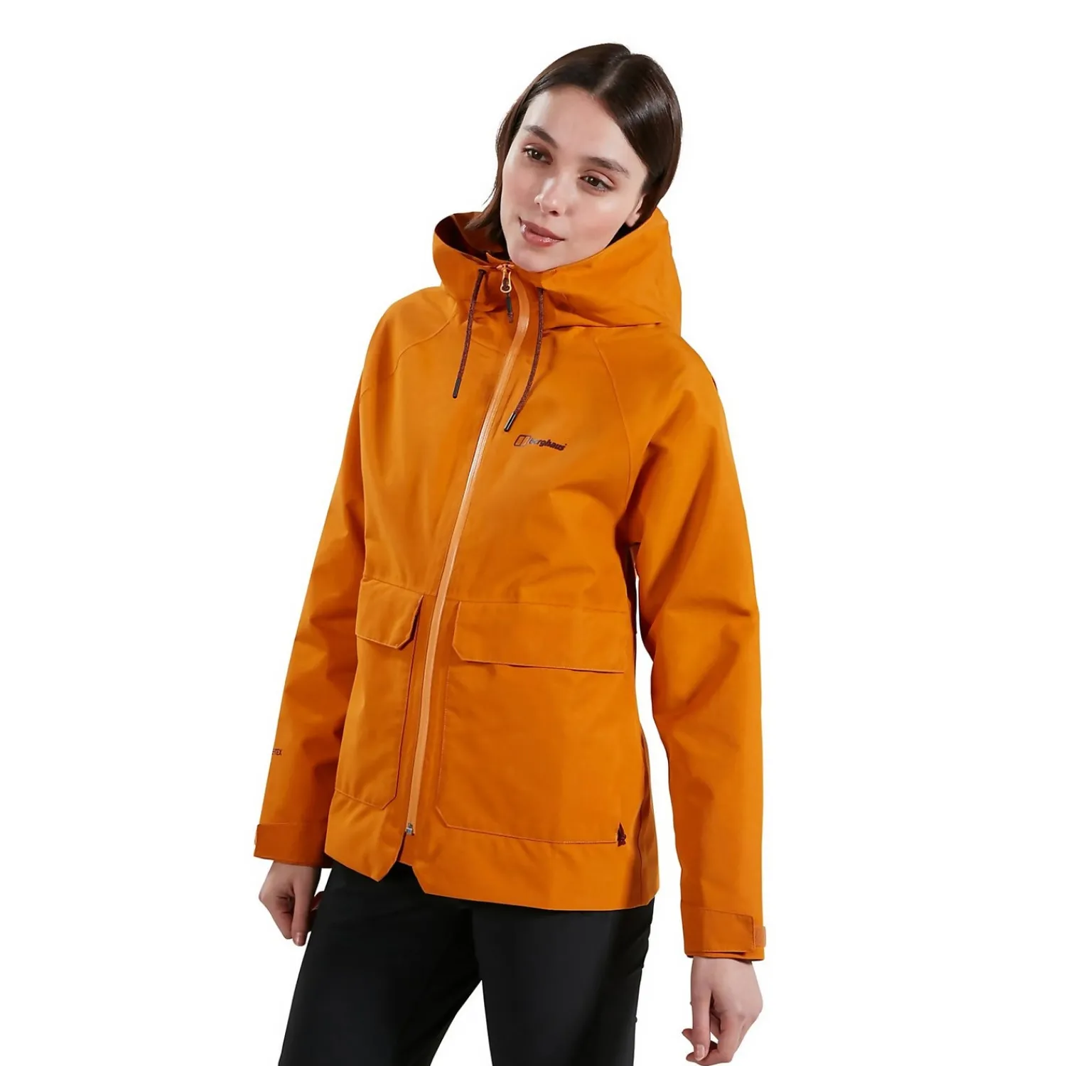 Berghaus Highraise Jacke für Damen - Gelb-Damen Wasserdicht