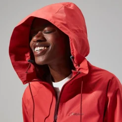 Berghaus Highraise Jacken für Damen - Rot-Damen Wasserdicht