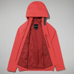 Berghaus Highraise Jacken für Damen - Rot-Damen Wasserdicht