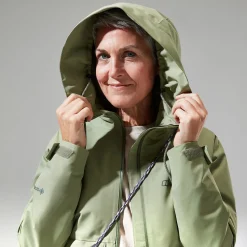 Berghaus Highraise Jacken für Damen - Grün-Damen Wasserdicht