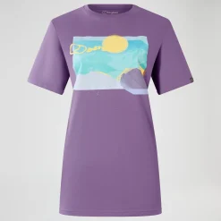 Berghaus Hill Hazed Kurzarm Shirt für Damen - Violett-Damen T-shirts
