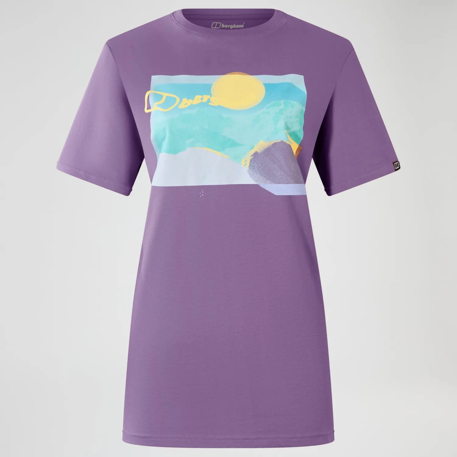 Berghaus Hill Hazed Kurzarm Shirt für Damen - Violett-Damen T-shirts