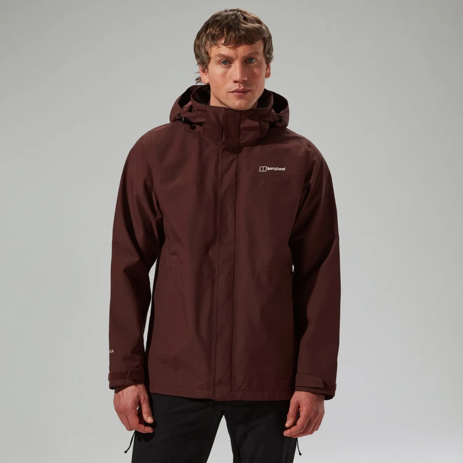 Berghaus Hillwalker InterActive Jacke für Herren - Braun-Herren Wasserdicht