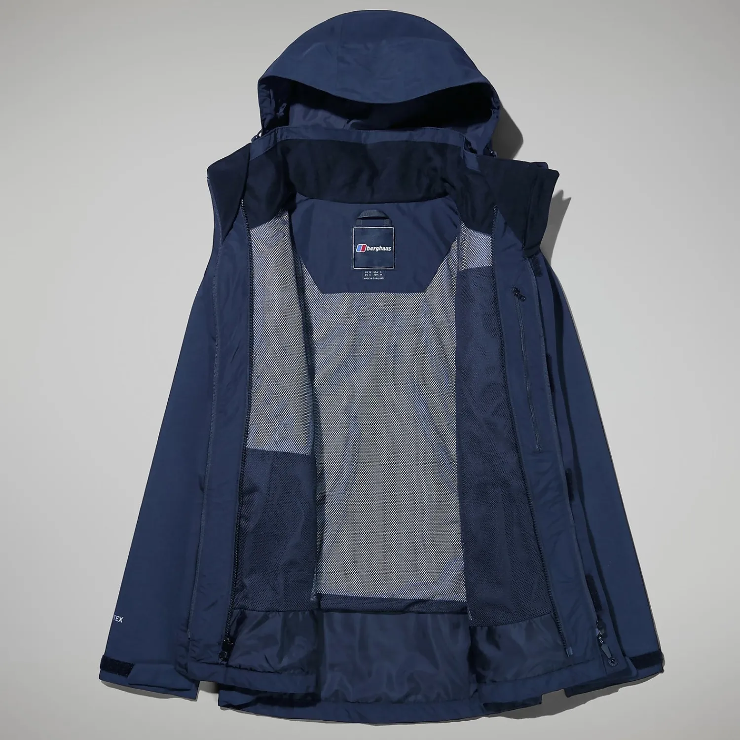 Berghaus Hillwalker InterActive Jacken für Damen - Dunkelblau-Damen Wasserdicht