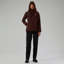 Berghaus Hillwalker InterActive Jacke für Damen - Braun-Damen Wasserdicht