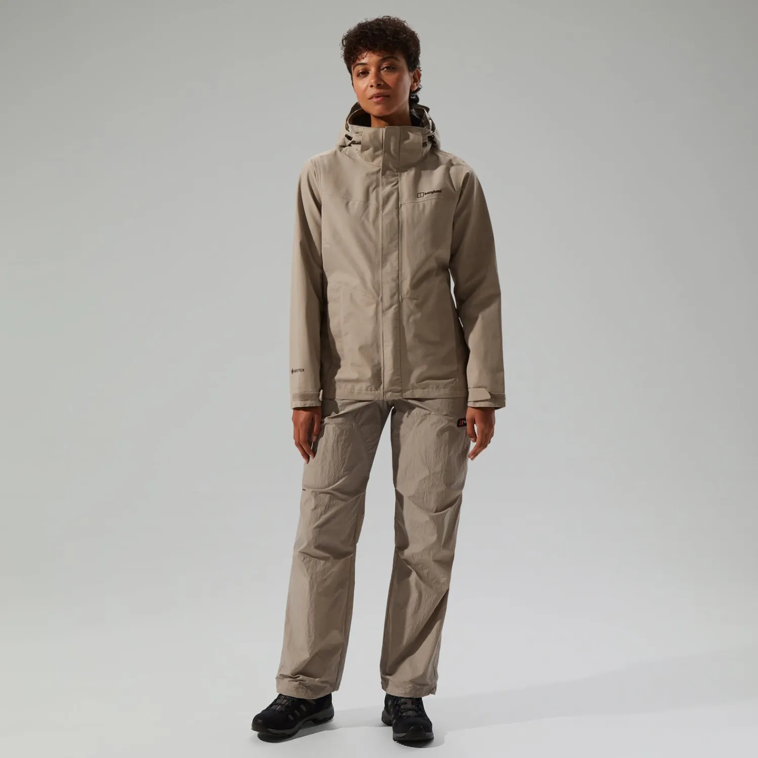 Berghaus Hillwalker InterActive Jacke für Damen - Grün-Damen Wasserdicht