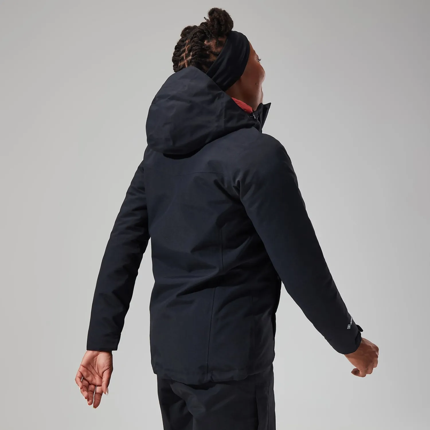 Berghaus Hillwalker InterActive Jacken für Damen - Schwarz-Damen Wasserdicht