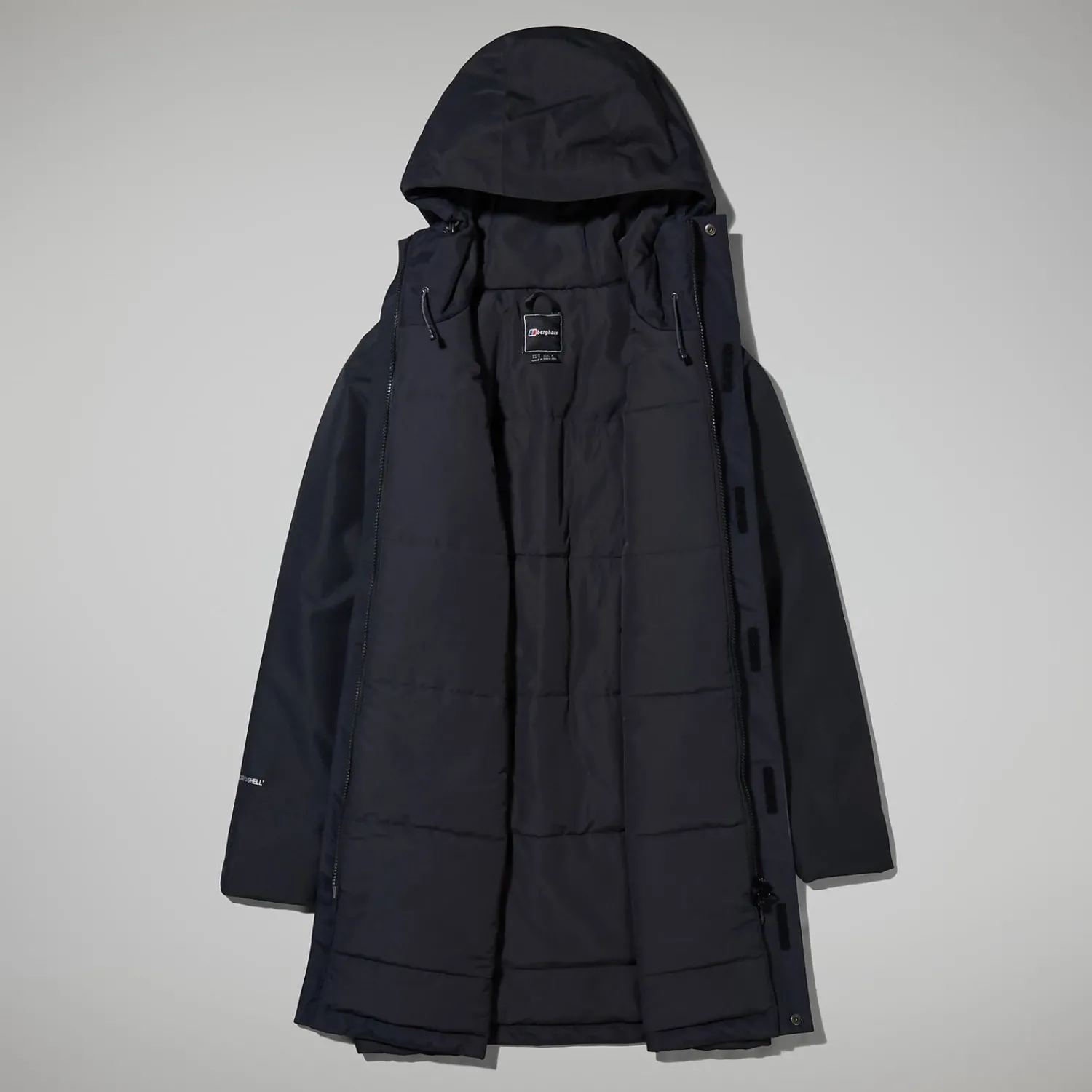 Berghaus Hinderwick Jacke für Damen - Schwarz-Damen Wasserdicht
