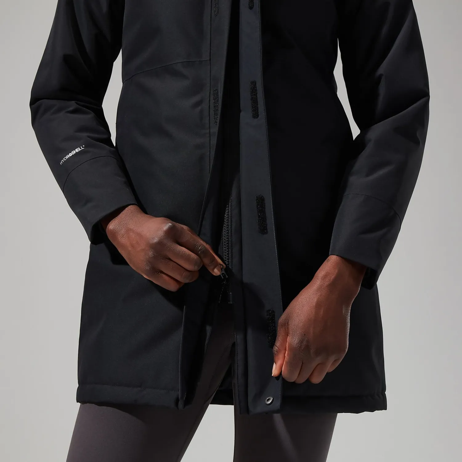 Berghaus Hinderwick Jacke für Damen - Schwarz-Damen Wasserdicht