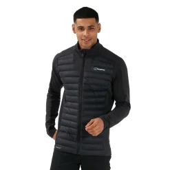 Berghaus Hottar Hybrid Jacke für Herren - Schwarz-Herren Isolierend