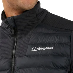 Berghaus Hottar Hybrid Jacke für Herren - Schwarz-Herren Isolierend
