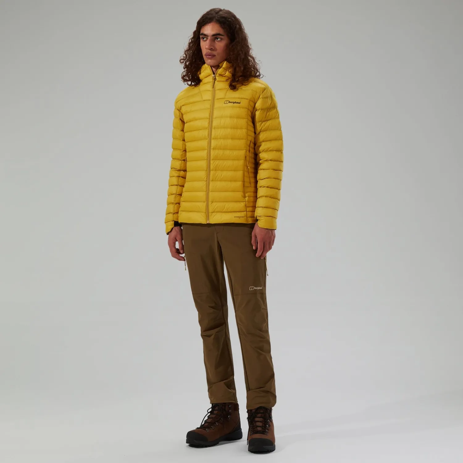 Berghaus Hybrid-isolierte Ridge-Nomad Herren-Jacke - Gelb-Herren Isolierend