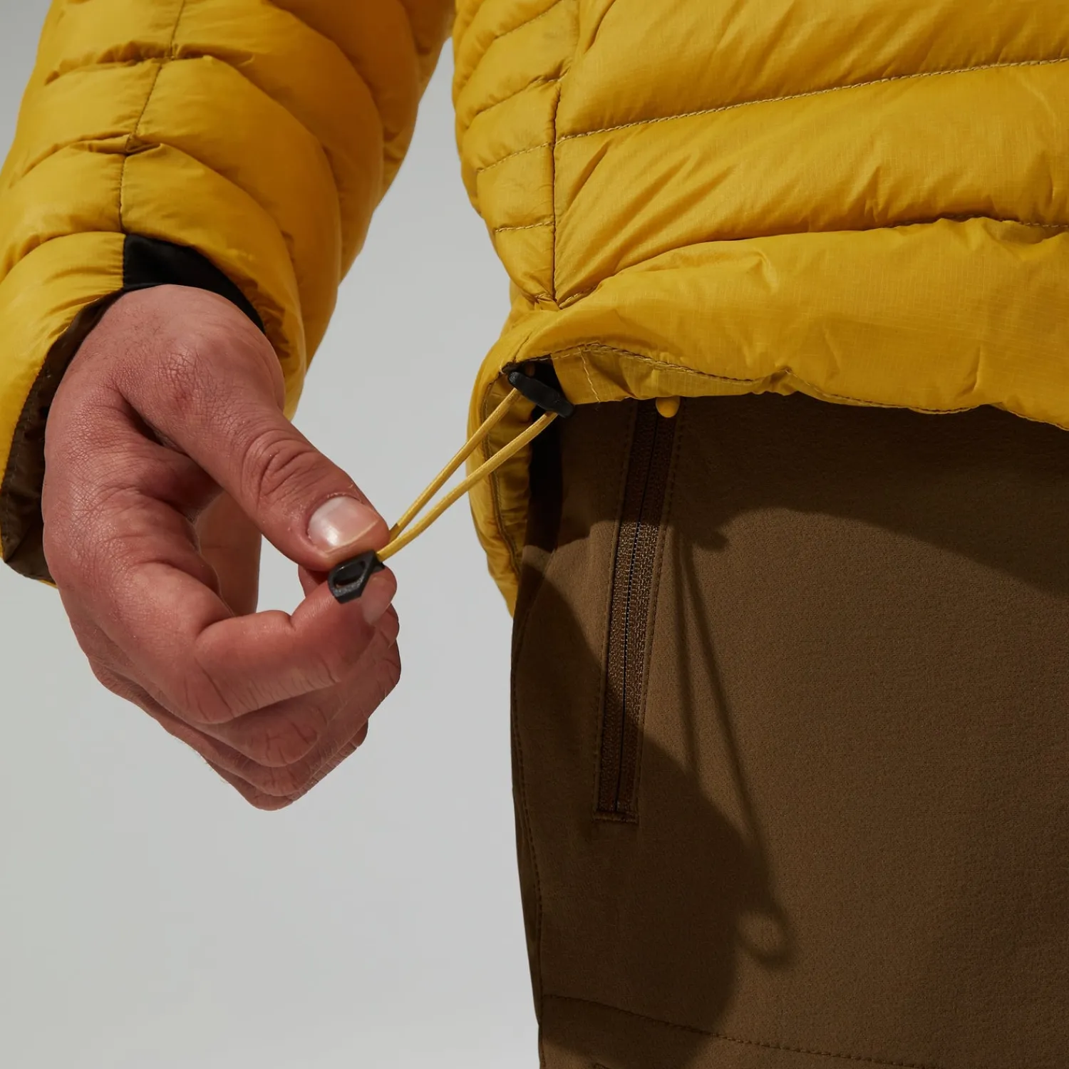 Berghaus Hybrid-isolierte Ridge-Nomad Herren-Jacke - Gelb-Herren Isolierend