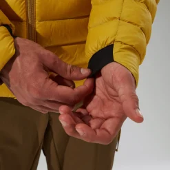 Berghaus Hybrid-isolierte Ridge-Nomad Herren-Jacke - Gelb-Herren Isolierend