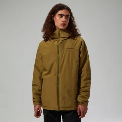 Berghaus Isolierte Deluge Pro 3.0 Herren-Regenjacke - Grün-Herren Wasserdicht