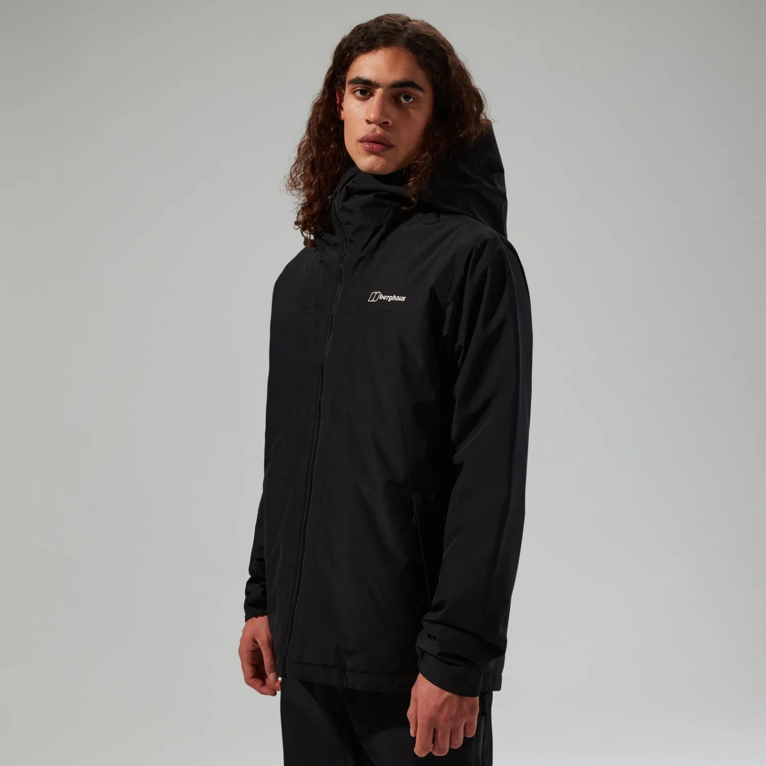 Berghaus Isolierte Deluge Pro 3.0 Herren-Regenjacke - Schwarz-Herren Wasserdicht