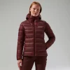 Berghaus Isolierte Summit-Nomad Daunen-Jacke für Damen - Rot-Damen Isolierend | Lightweight