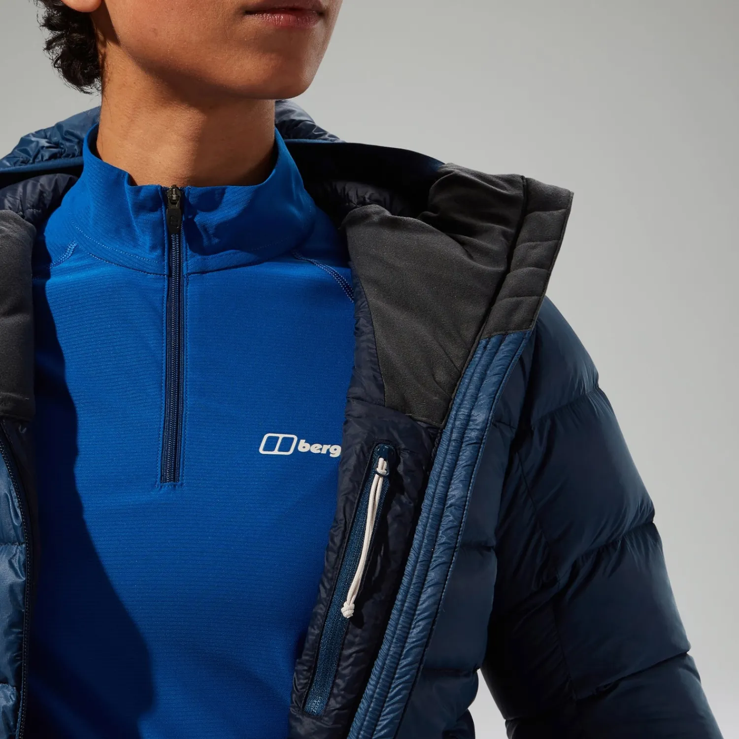 Berghaus Isolierte Summit-Nomad Daunen-Jacke für Damen - Blau-Damen Isolierend | Lightweight
