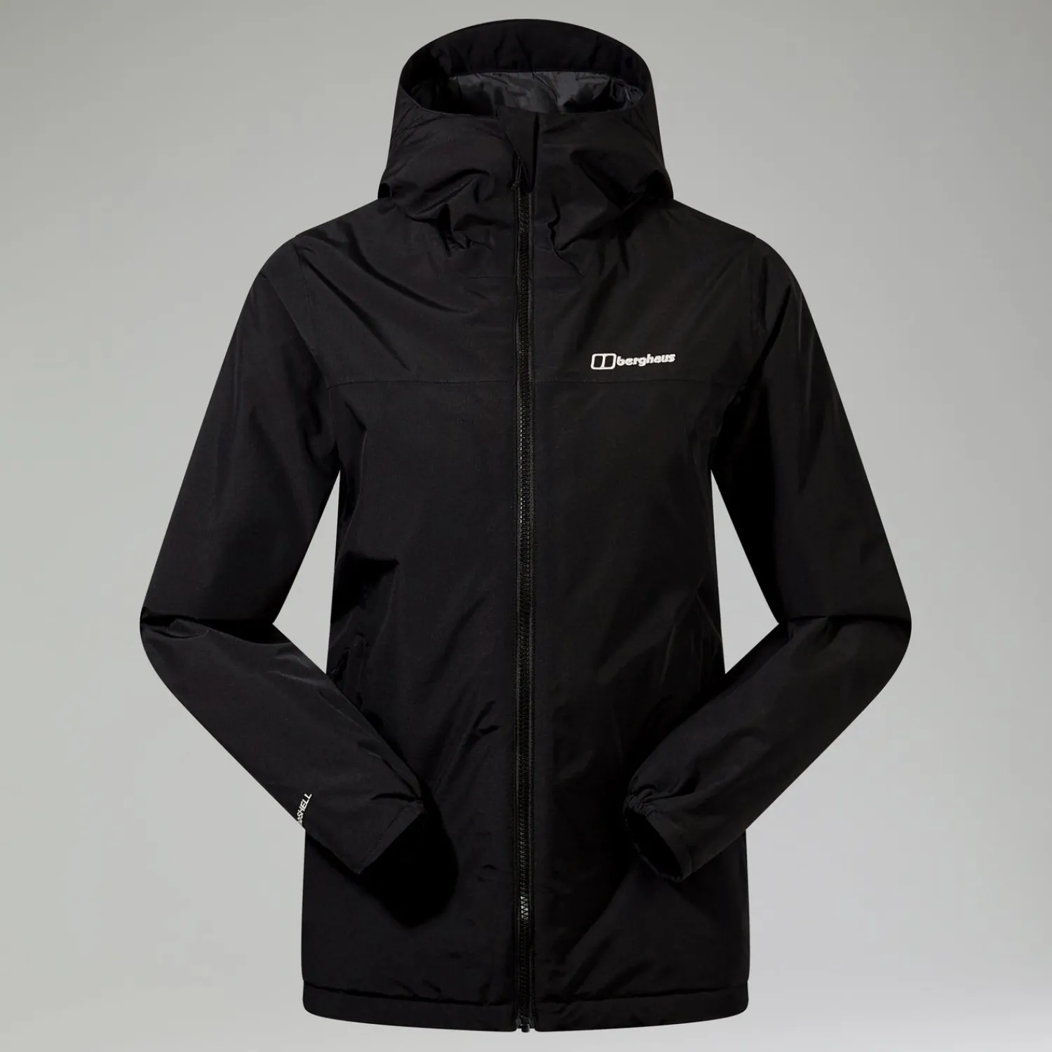 Berghaus Isolierte wasserdichte Deluge Pro 3.0 Damen-Jacke - Schwarz-Damen Wasserdicht