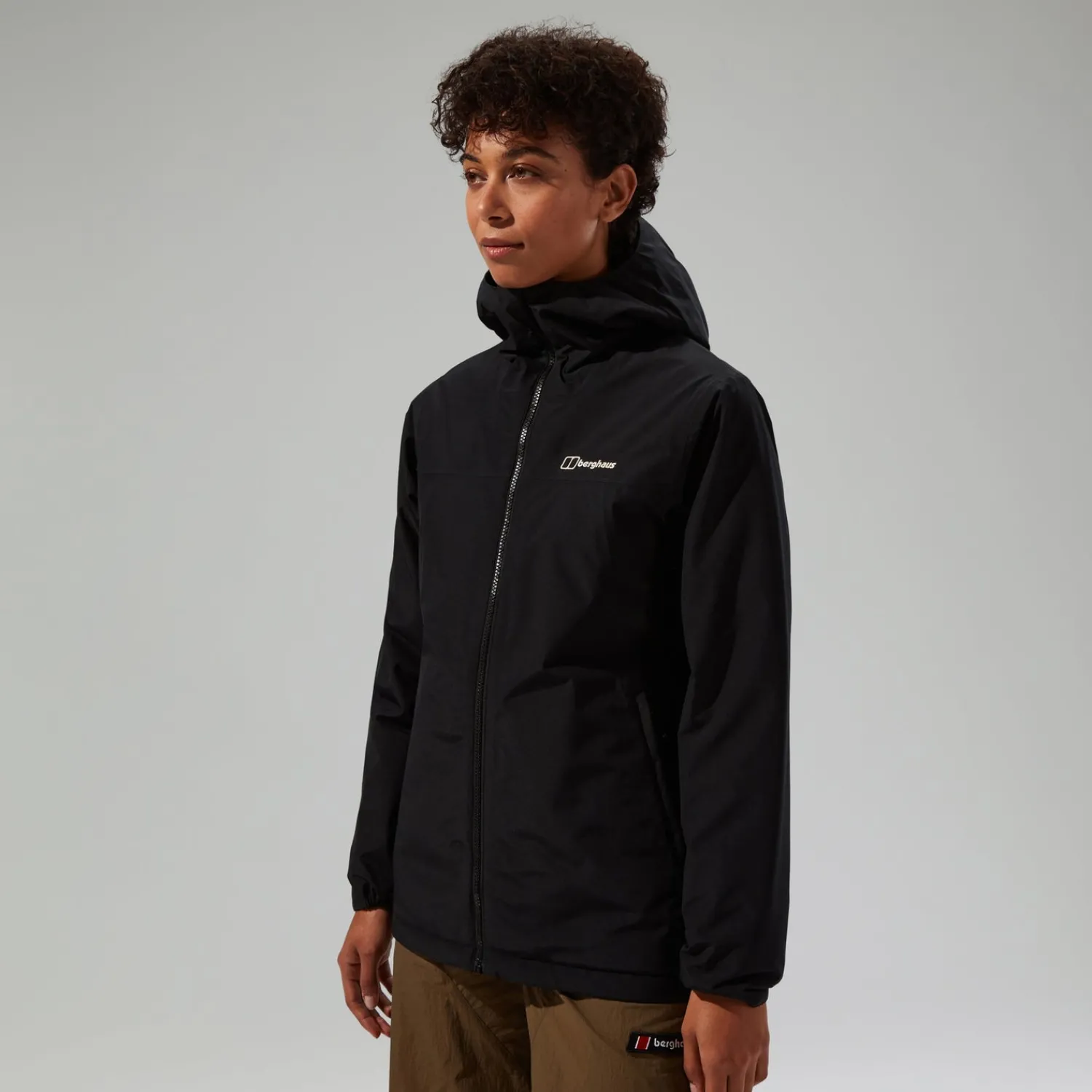 Berghaus Isolierte wasserdichte Deluge Pro 3.0 Damen-Jacke - Schwarz-Damen Wasserdicht