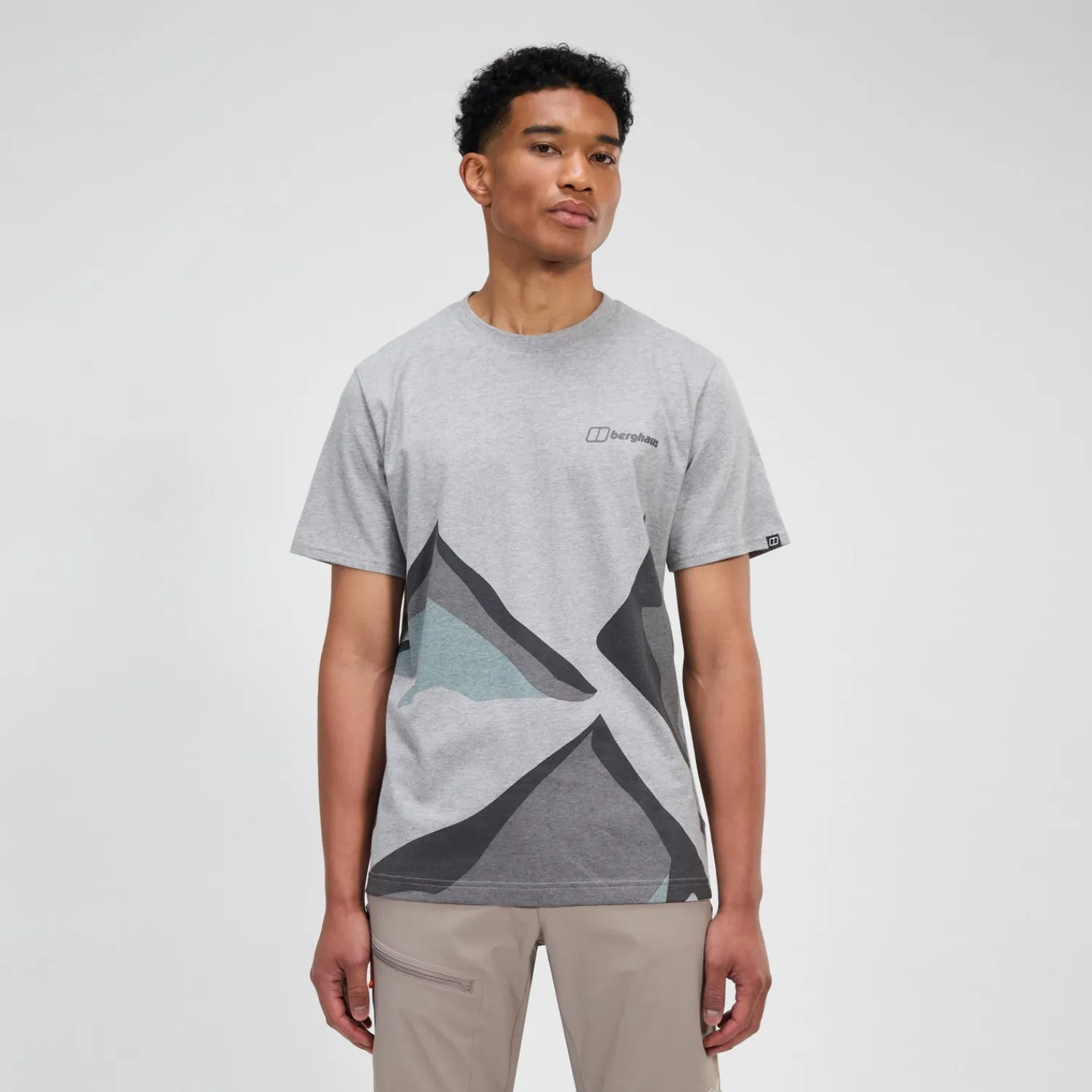 Berghaus Klambercall Kurzarm Shirt für Herren - Grau-Herren T-shirts