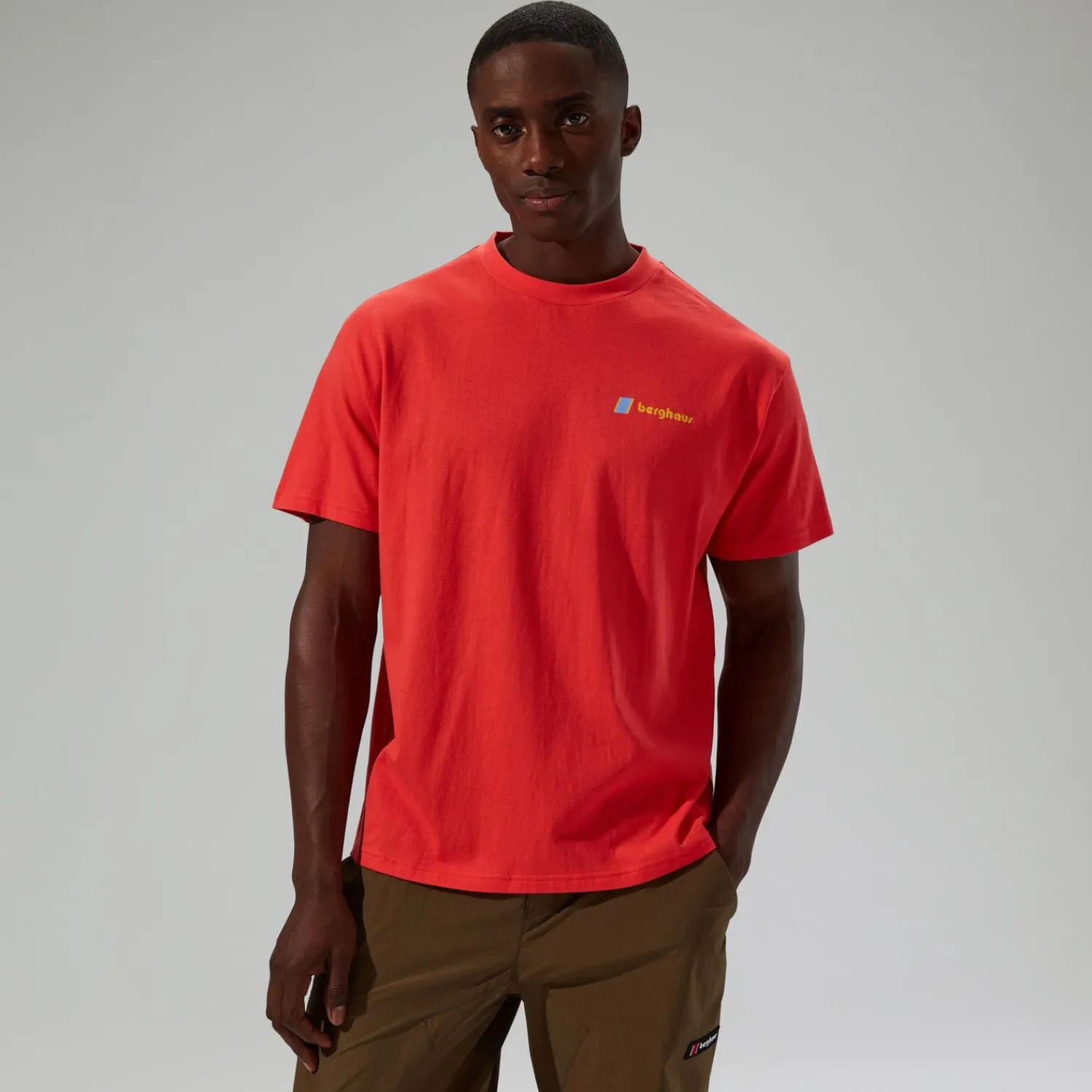 Berghaus Kurzarm Cyclops Unisex-Shirt - Rot-Damen T-shirts | T-shirts